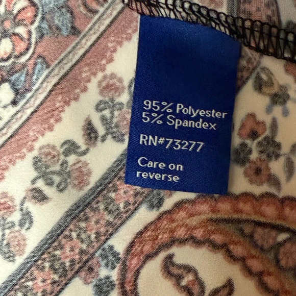 APT.9 Bohemian Paisley Tank Top Sz XL - Picture 6 of 6